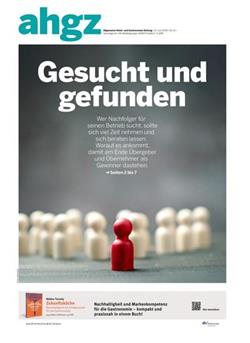 Allgemeine Hotel- und Gastronomie-Zeitung ahgz Cover