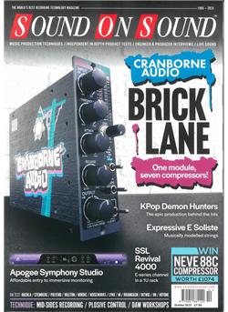 Sound on Sound (UK) Cover