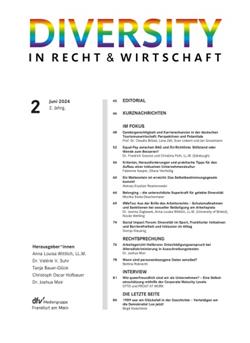 Diversity in Recht & Wirtschaft E-Paper Cover