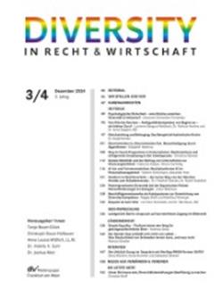 Diversity in Recht & Wirtschaft     Cover