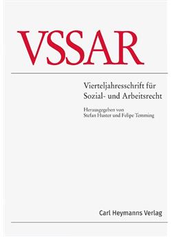 Vierteljahresschrift für Sozial- und Arbeitsrecht - VSSAR Cover