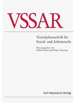 Vierteljahresschrift für Sozial- und Arbeitsrecht - VSSAR E-Paper Cover