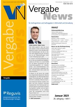 VergabeNews E-Paper Cover