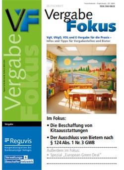 VergabeFokus E-Paper Cover