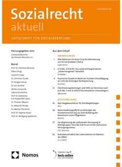 Sozialrecht aktuell E-Paper Cover