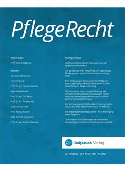 Pflegerecht Cover