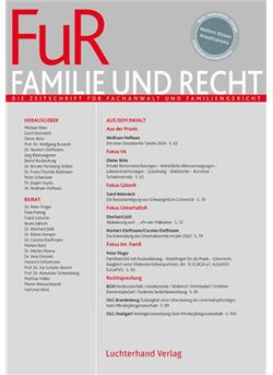 Familie und Recht - FuR Cover
