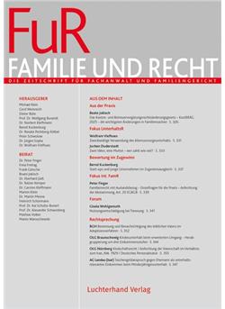 Familie und Recht - FuR E-Paper Cover