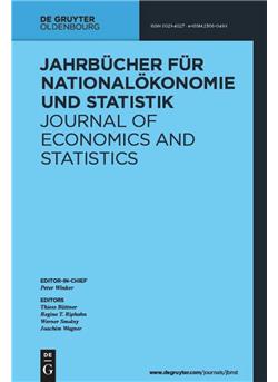 Jahrbücher für Nationalökonomie und Statistik - Institutionen Cover