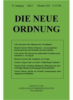 Die Neue Ordnung Cover