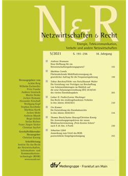 Netzwirtschaften & Recht - N&R Cover