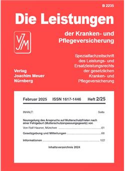 Leistungen der Kranken- und Pflegeversicherung Cover