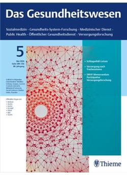 Gesundheitswesen - Institutionen E-Paper Cover