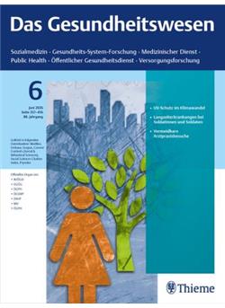 Gesundheitswesen - Institutionen Cover