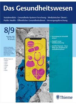 Gesundheitswesen - Institutionen E-Paper Cover