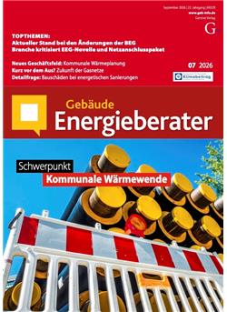 Gebäude-Energieberater E-Paper Cover