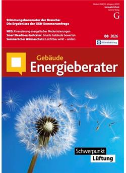Gebäude-Energieberater E-Paper Cover