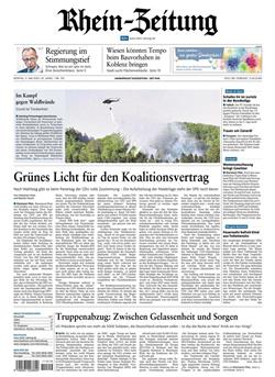 Rhein Zeitung Cover