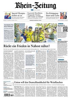 Rhein Zeitung Cover