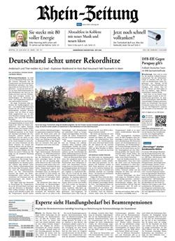 Rhein Zeitung E-Paper Cover