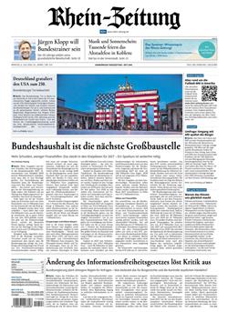 Rhein Zeitung Cover