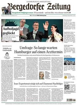 Bergedorfer Zeitung E-Paper Cover