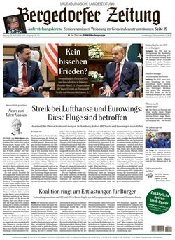 Bergedorfer Zeitung Cover