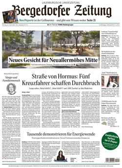Bergedorfer Zeitung Cover