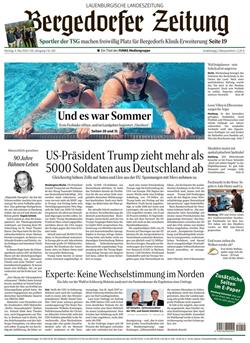 Bergedorfer Zeitung Cover