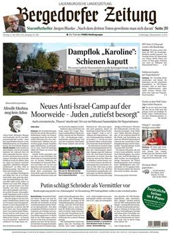 Bergedorfer Zeitung Cover