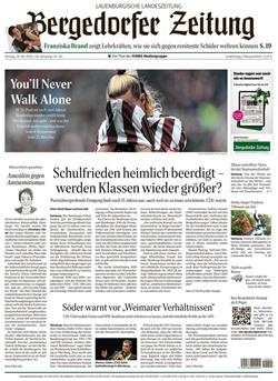 Bergedorfer Zeitung Cover