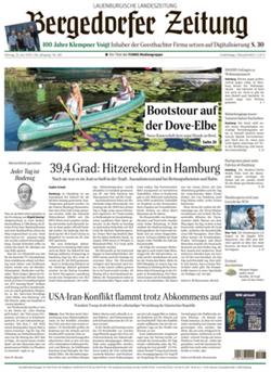Bergedorfer Zeitung E-Paper Cover