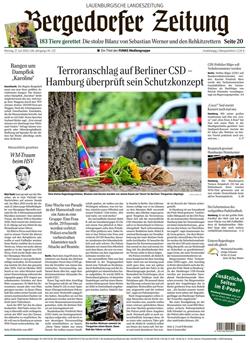 Bergedorfer Zeitung Cover