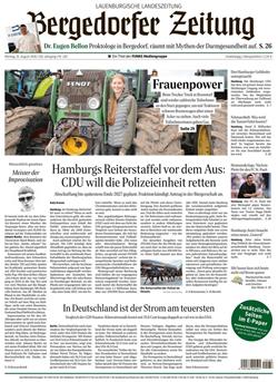 Bergedorfer Zeitung Cover