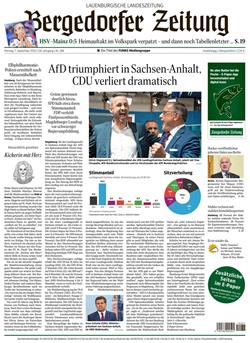 Bergedorfer Zeitung E-Paper Cover