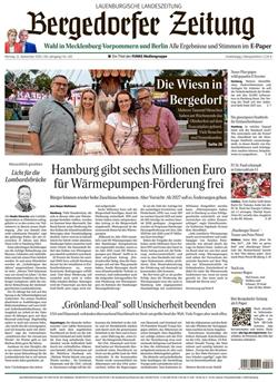 Bergedorfer Zeitung Cover