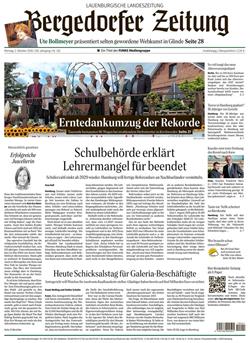 Bergedorfer Zeitung E-Paper Cover