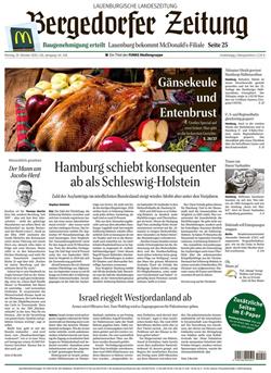 Bergedorfer Zeitung Cover