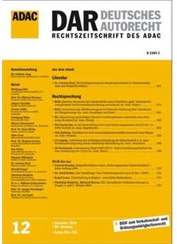Deutsches Autorecht DAR Cover