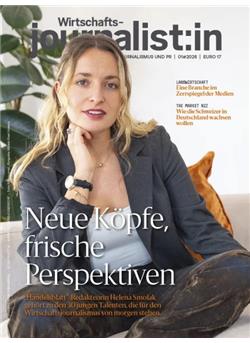 Wirtschaftsjournalist:in Cover