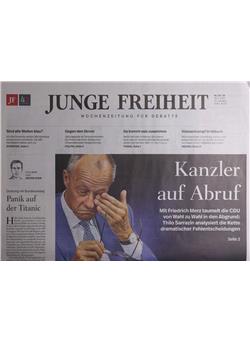 Junge Freiheit Cover