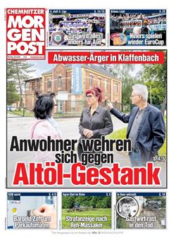 Chemnitzer Morgenpost Cover