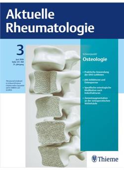 Aktuelle Rheumatologie Cover