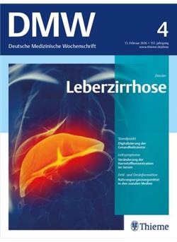 Deutsche Medizinische Wochenschrift - DMW Cover