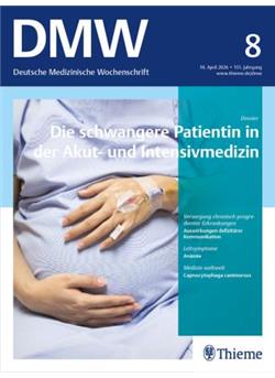 Deutsche Medizinische Wochenschrift - DMW Cover