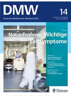 Deutsche Medizinische Wochenschrift - DMW Cover