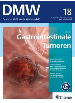Deutsche Medizinische Wochenschrift - DMW Cover