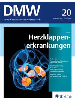 Deutsche Medizinische Wochenschrift - DMW Cover