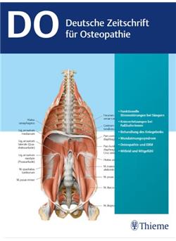 Deutsche Zeitschrift für Osteopathie - DO Cover