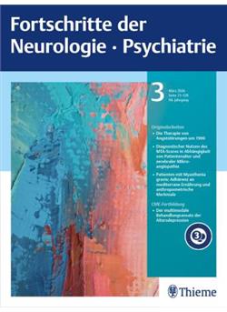Fortschritte der Neurologie - Psychiatrie Cover